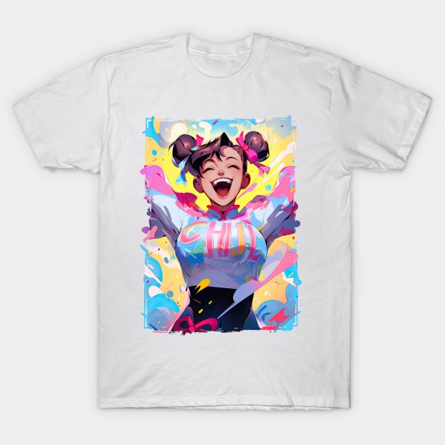 HAPPY ASS SLAPPER HIME - CHUN LI STREET FIGHTER | Anime Manga Gaming Pop Culture Pop Art | PROUD OTAKU T-Shirt by PROUD OTAKU